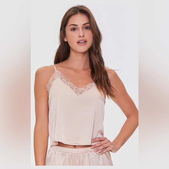 Satin Lounge Cami and Shorts Set - Picture 5 of 7